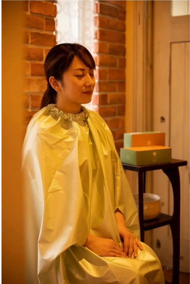 温活　よもぎ蒸しの写真