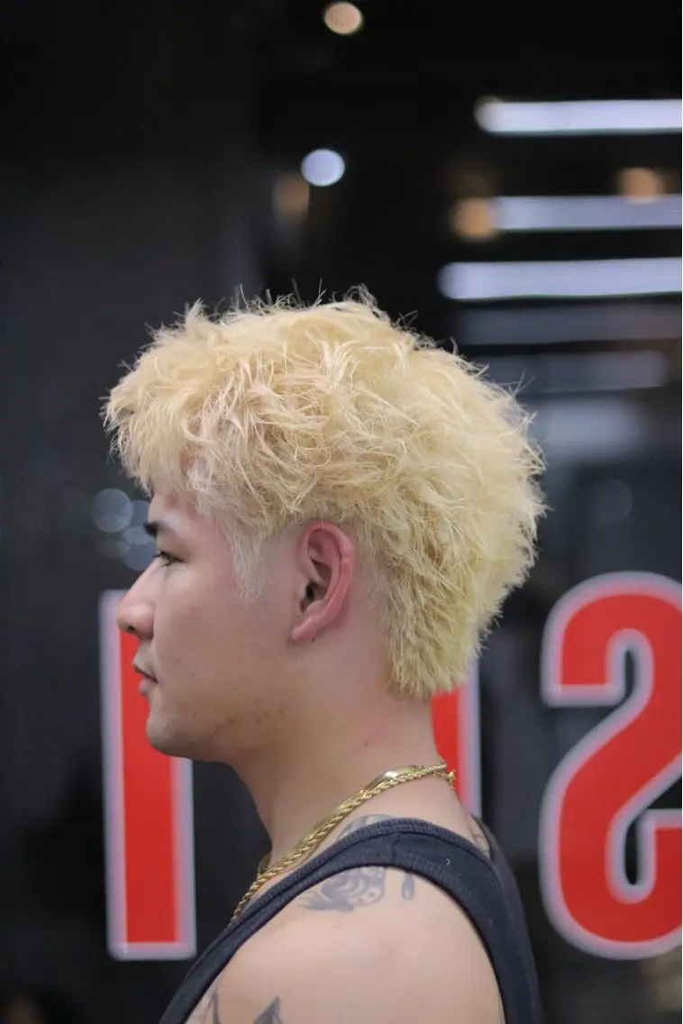 ショート パーマ メンズ カット 山口 陽平のヘアスタイル