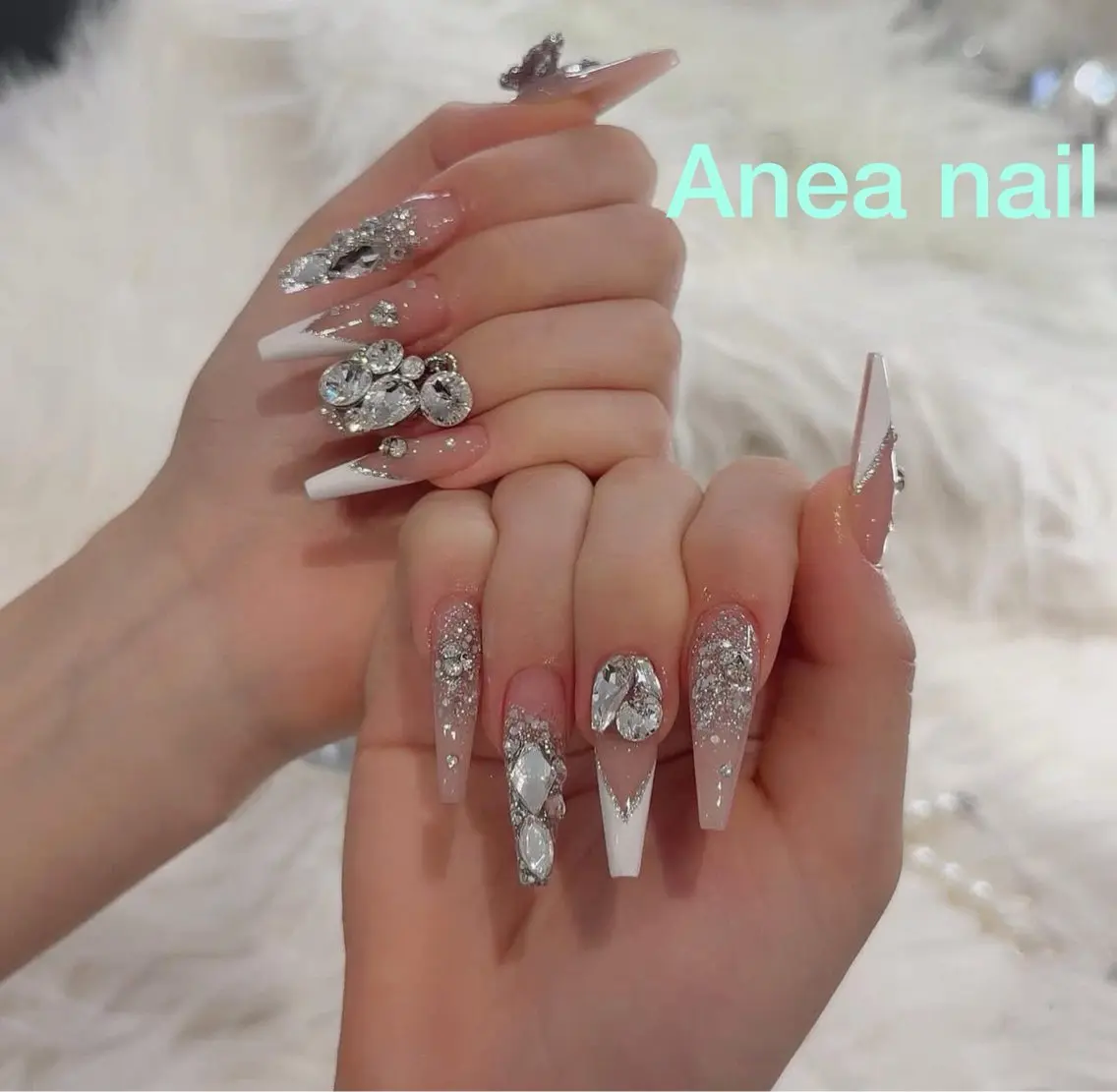 ネイル 長さ出し ロングネイル ネイルチップ Anea Nailのネイルデザイン