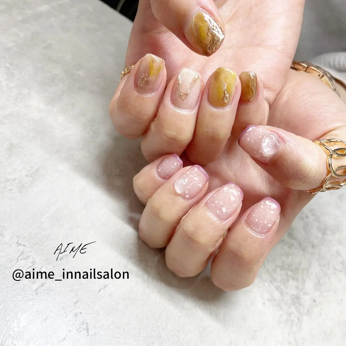 ネイル ハンドネイル AIME (momo)のネイルデザイン