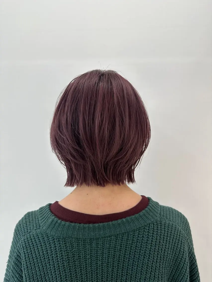 （撮影モデル）🌱レイヤーボブカット＋カラー🫧の写真