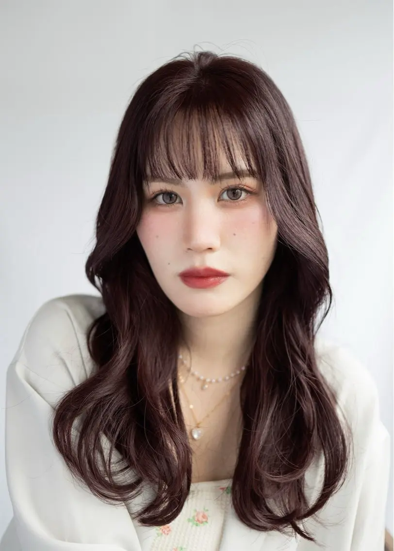 ロング ピンクブラウン レイヤーカット 🫧レイヤー/透明感 カラー/Ryukaのヘアスタイル