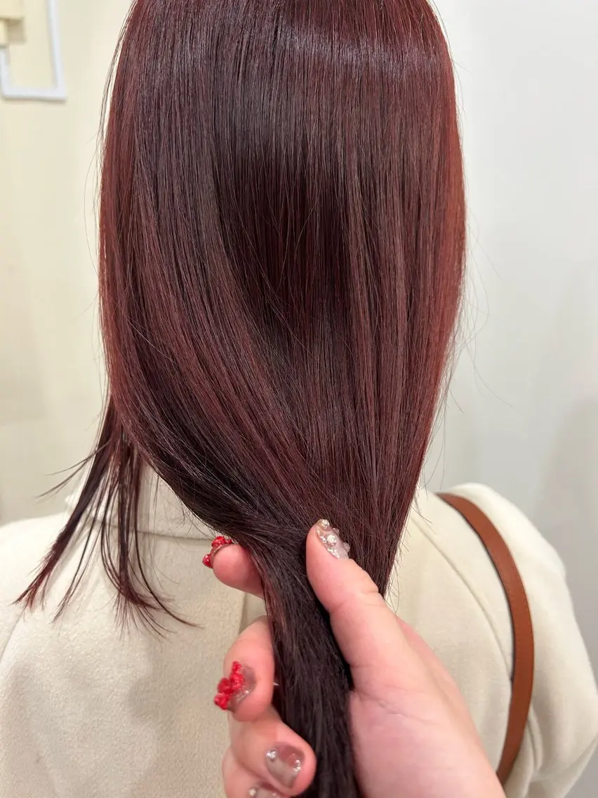 ロング カット ヘアカラー hair&eye🎀 /momoKaのヘアスタイル