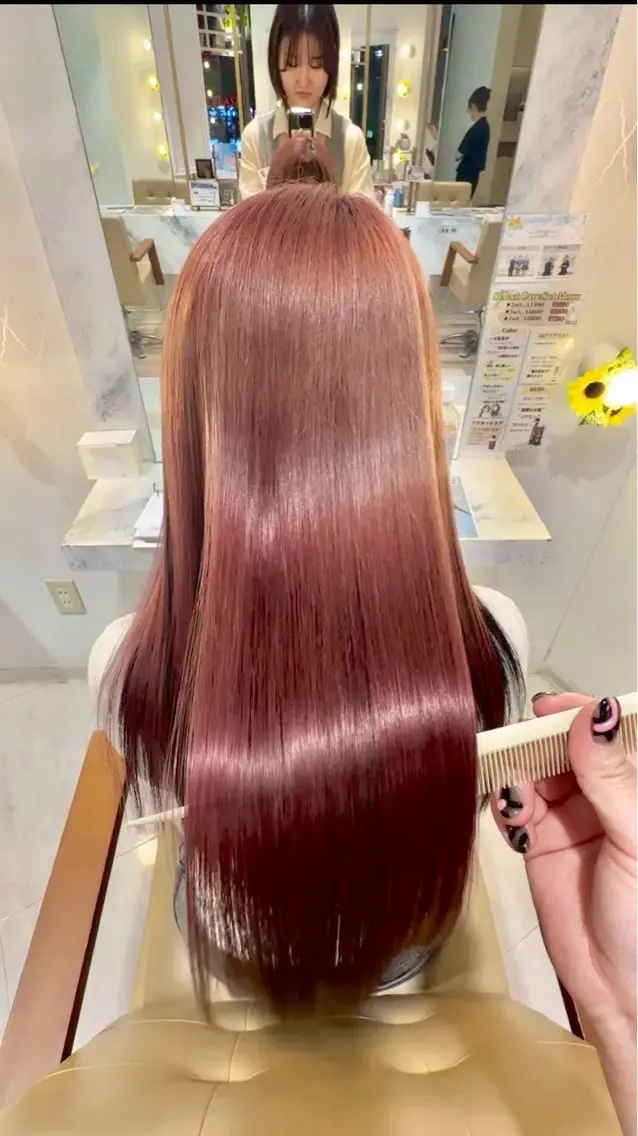ロング 髪質改善 トリートメント 畑中 夢のヘアスタイル