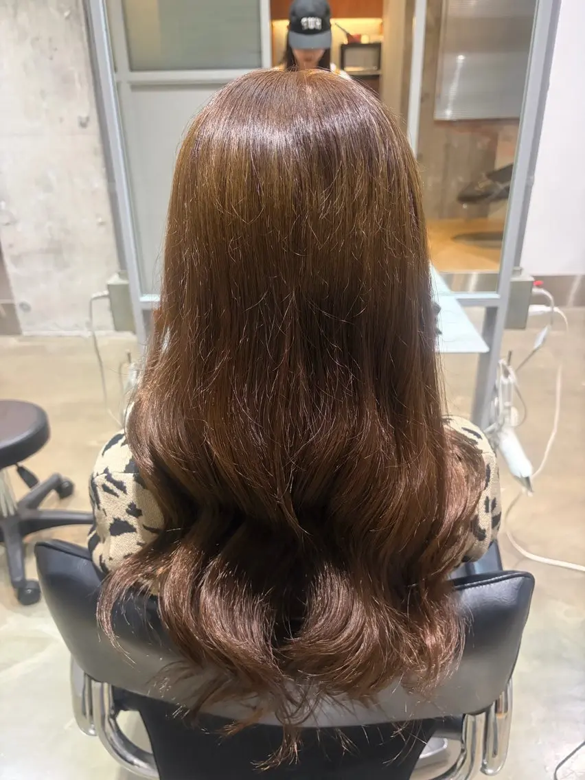 ロング カラー 透明感カラー ヘアカラー Helena ｜杏のマツエク・マツパデザイン