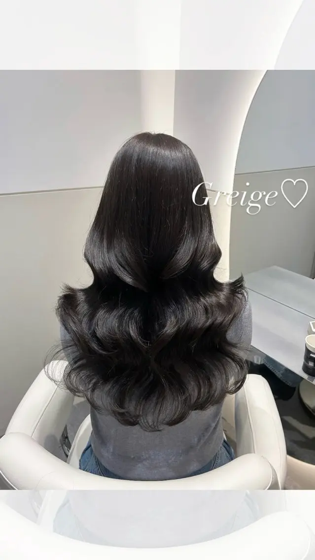 ロング カラー カット ヘアカラー トリートメント 🩷韓国ヘア/ヨシン モリ🩷Maikaのヘアスタイル