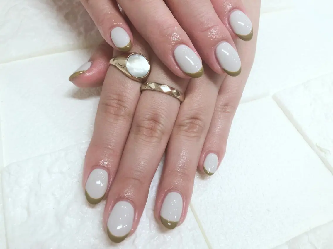 ネイル フレンチネイル Umi nail& eyelashのネイルデザイン
