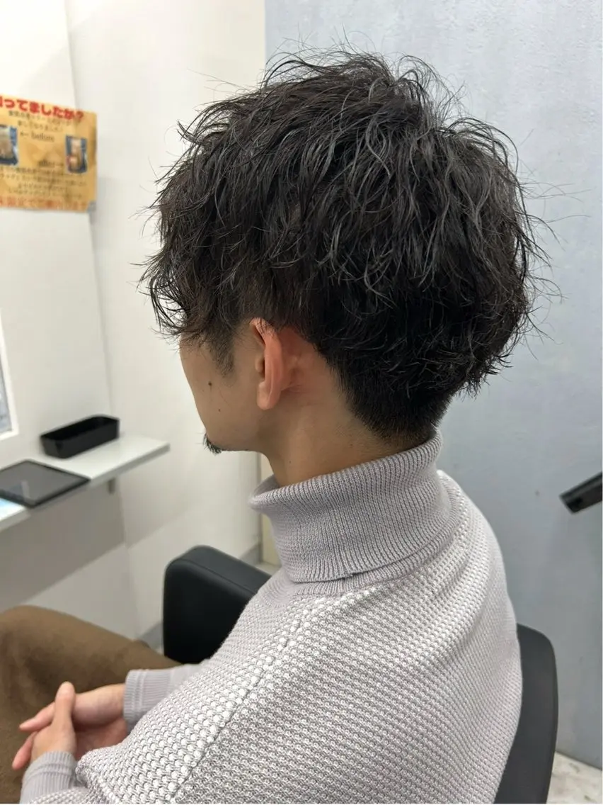 『月曜日限定』メンズカット+パーマ+カラー+TOKIOトリートメントの写真
