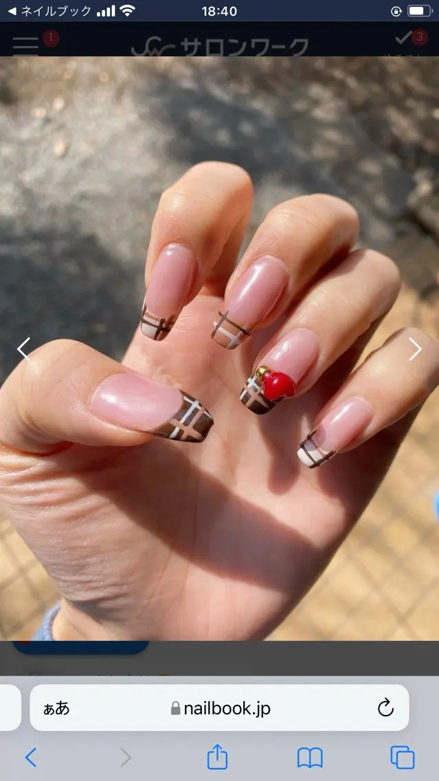 ネイル バレンタイン ハンドネイル * haruのネイルデザイン