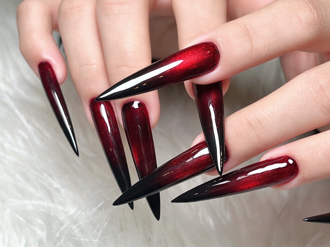 ネイル アートネイル オーロラネイル チークネイル クリアネイル 長さ出し ハンドネイル chili nail salonのネイルデザイン