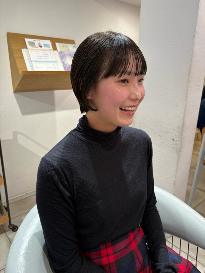 ショート ショートヘア rin 京都美容室のヘアスタイル