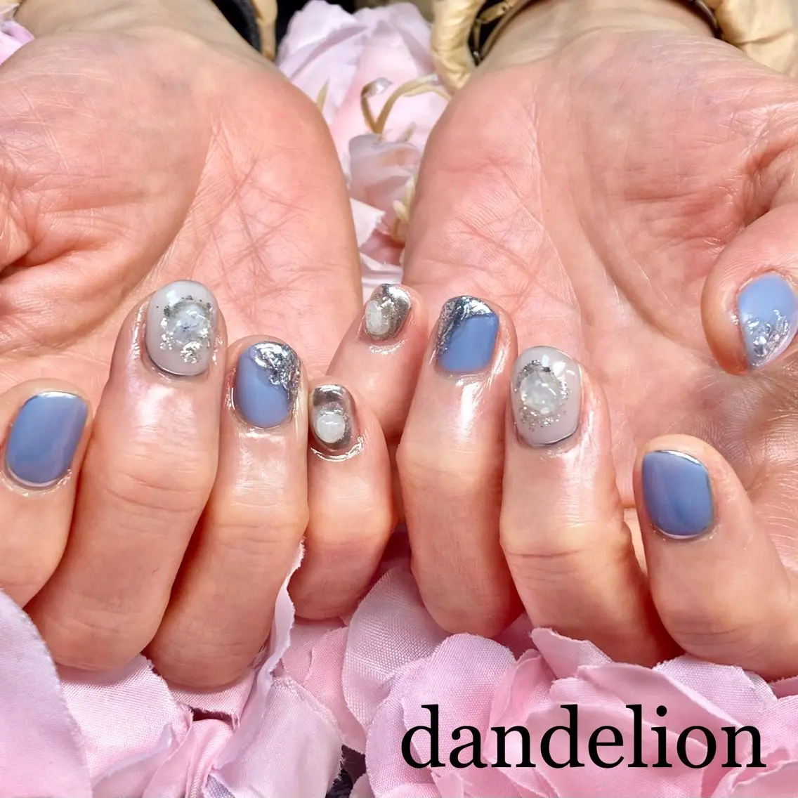 ネイル ハンドネイル ハンドケア dandelion ダンデライオンのネイルデザイン