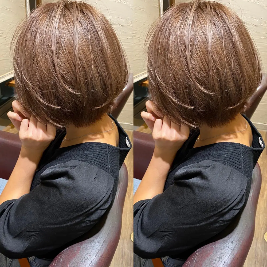ショート カラー 🌟色落ちまで綺麗/ ブリーチ/RYO⭐️のヘアスタイル