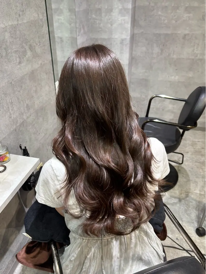 ミディアム カラー ヘアアレンジ 透明感カラー グレージュ オリーブグレージュ オリーブグレー ヘアカラー 青木 奏楽のヘアスタイル