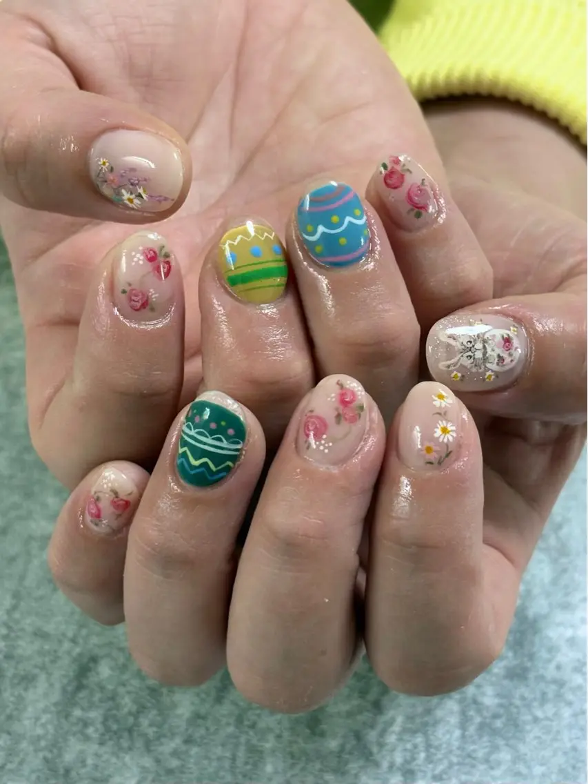 ネイル クリアネイル フレンチネイル FIORITURA Maikoのネイルデザイン
