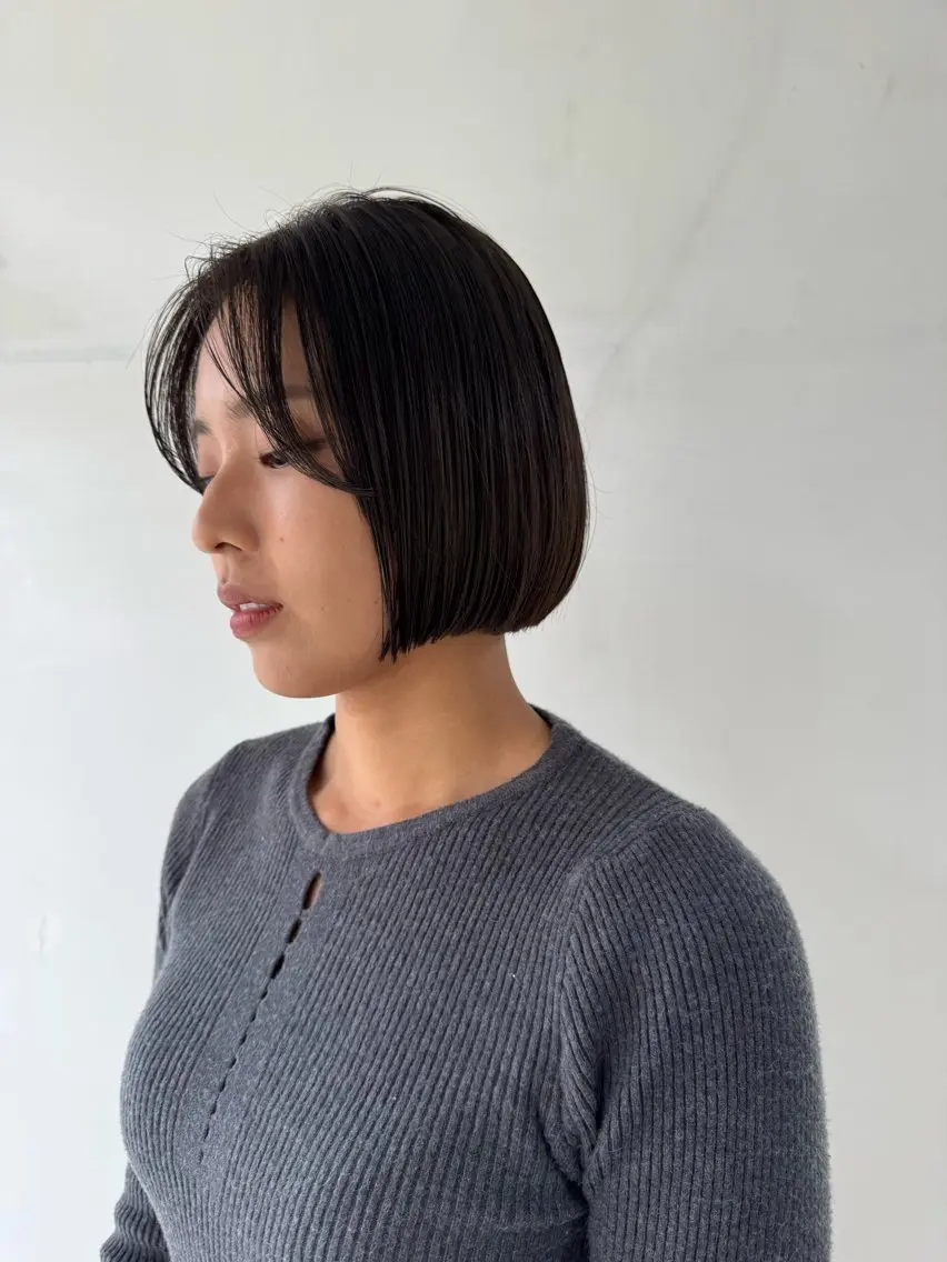酸性ストレート＋トリートメントの写真