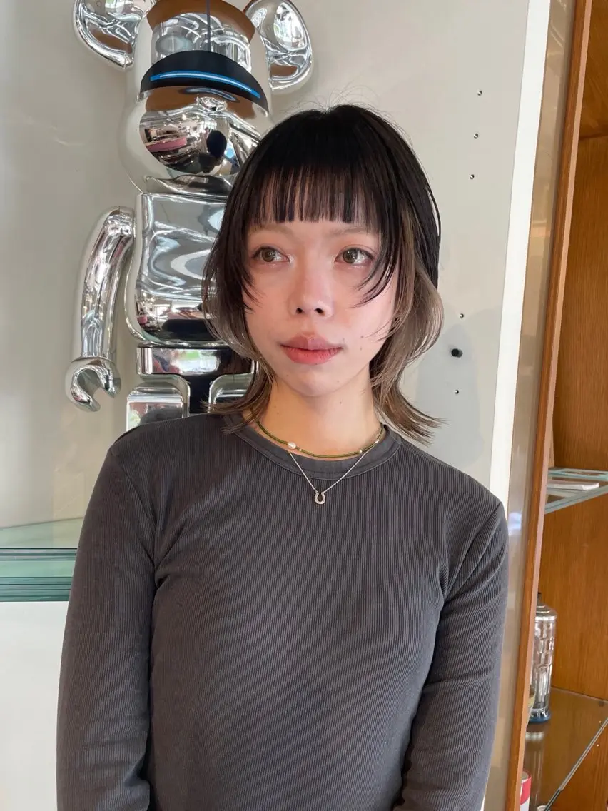 ミディアム CHIHIRO メリケンビューティーのヘアスタイル