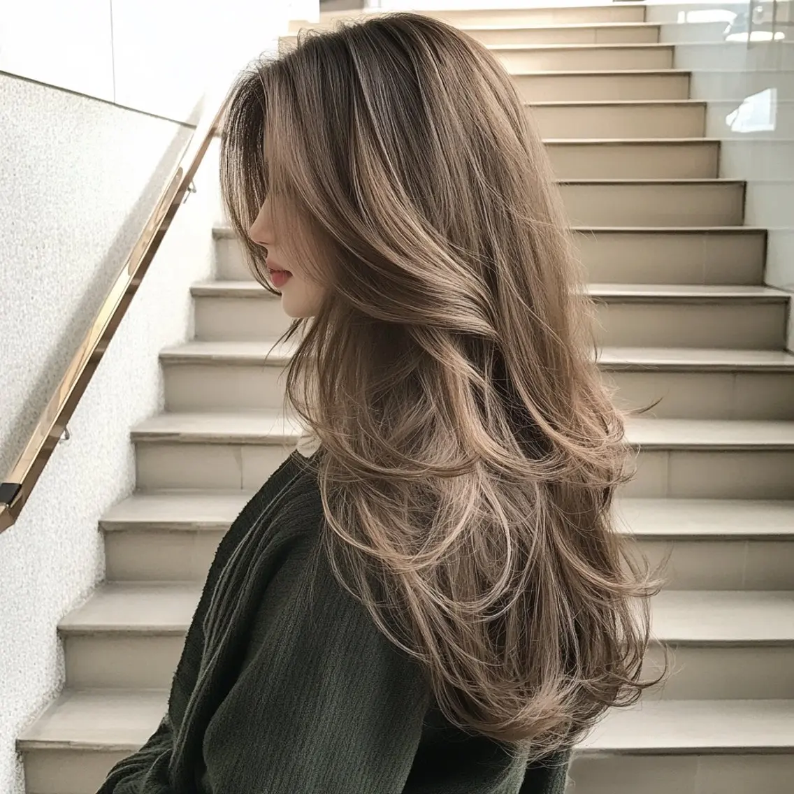 ミディアム カラー ヘアカラー トリートメント 池袋/カラー特化🎨 ロング料金なし🩵のヘアスタイル