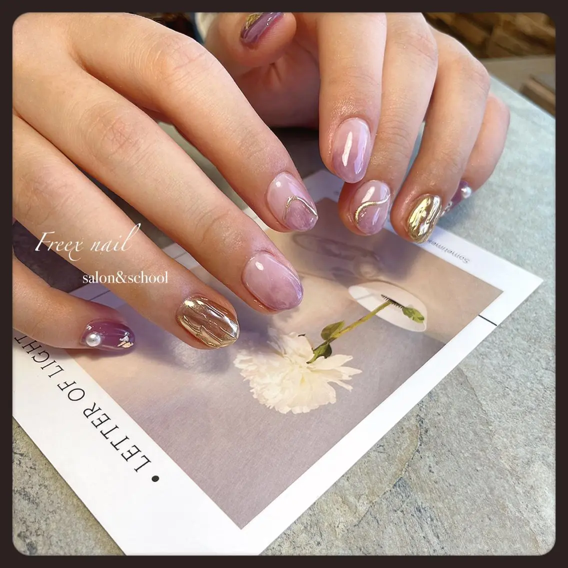 ネイル 持ち込み ハンドネイル ハンドケア freex nail /ニュアンス/個性派のネイルデザイン