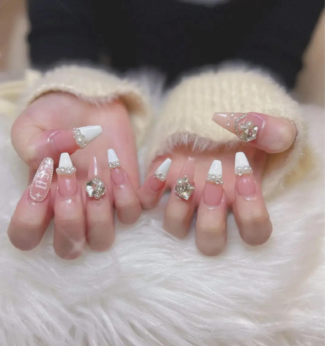 ネイル 長さ出し スカルプネイル ネイルチップ Pio Mielのネイルデザイン