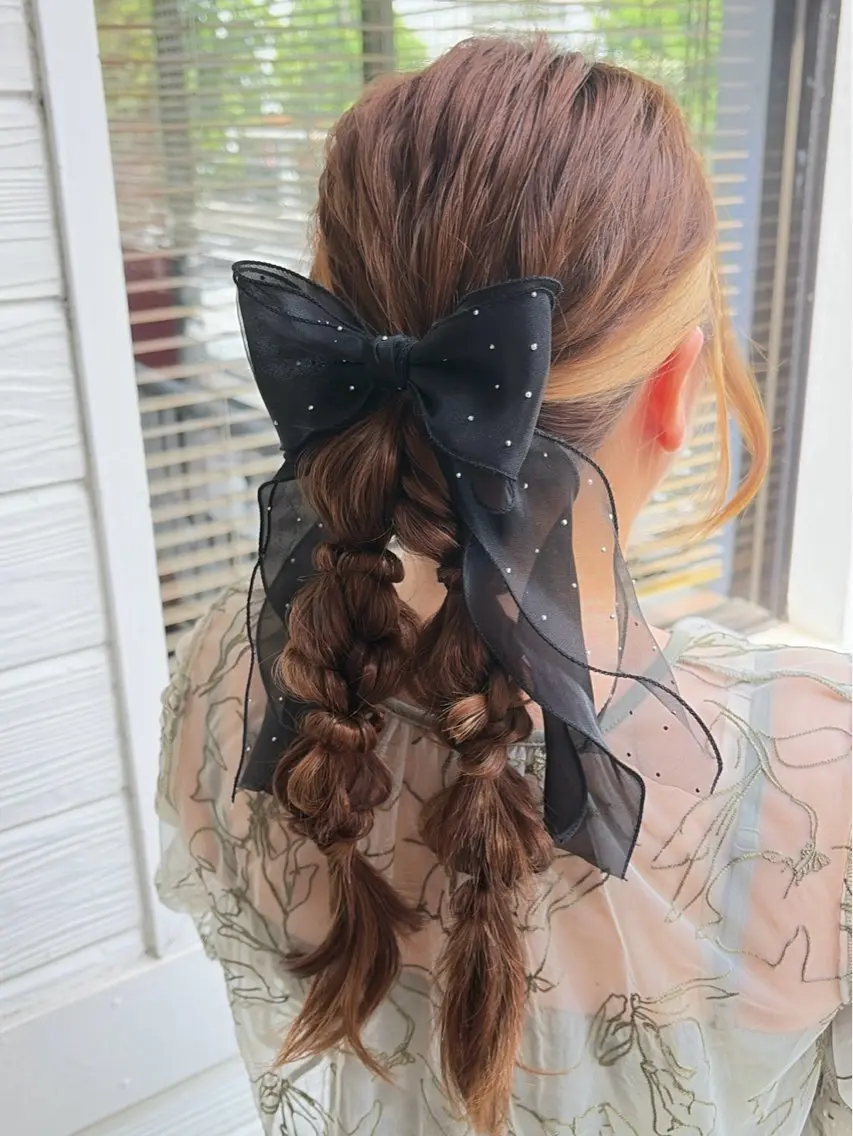 ヘアアレンジ ポニーテール ヘアセット ☆ SHIORIのヘアスタイル