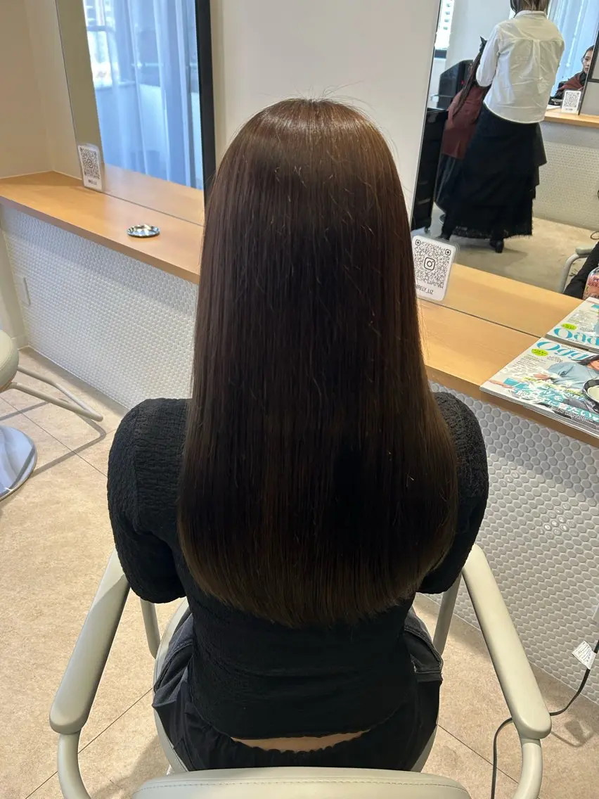ロング カラー rely yuunaのヘアスタイル
