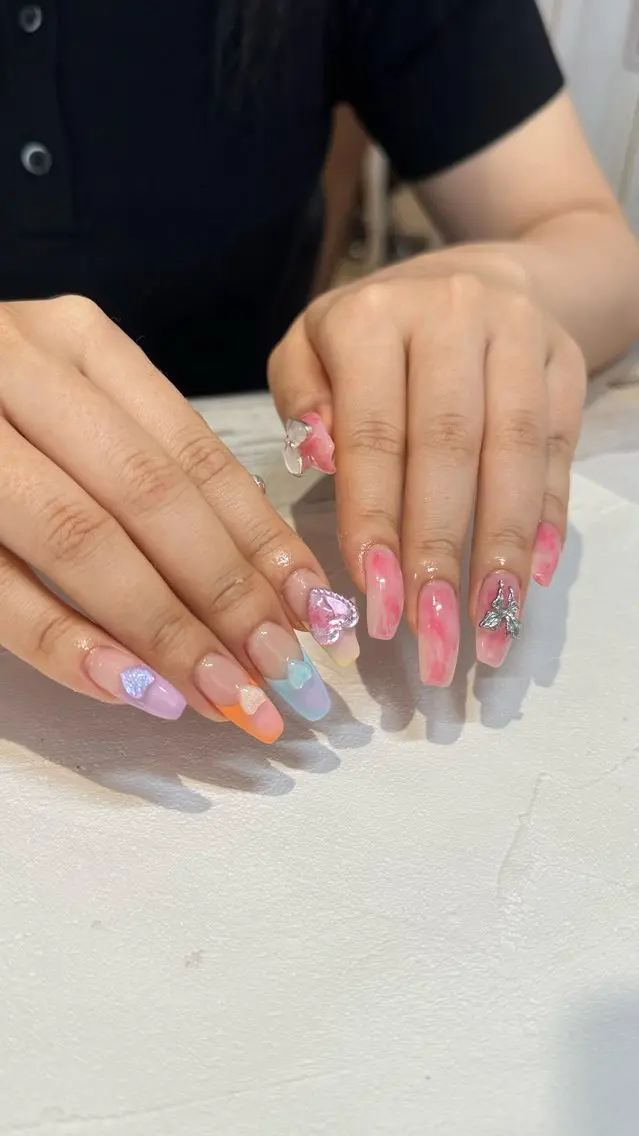 ネイル ハンドネイル ひらい さなのネイルデザイン
