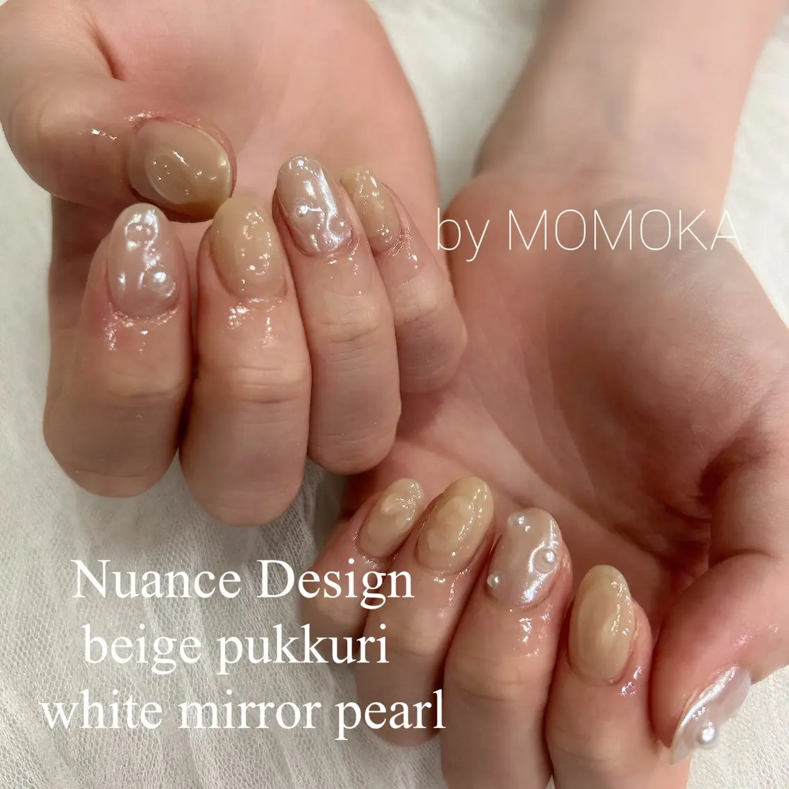 ネイル ニュアンスネイル Momo nailsalonのネイルデザイン