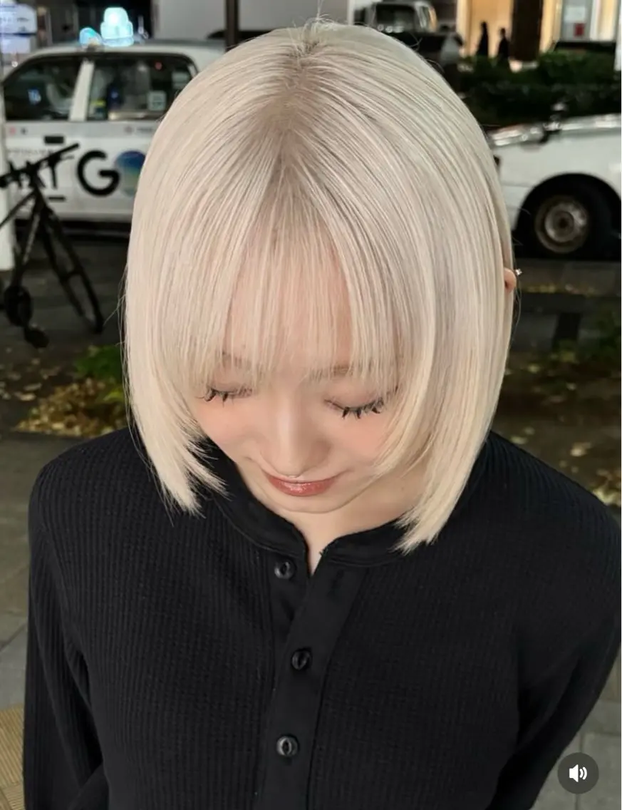 ミディアム トリートメント 大沼 蘭のヘアスタイル