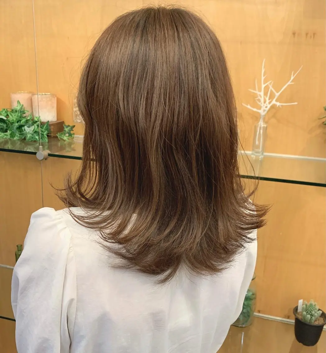 セミロング 外ハネヘア 谷山清和 ゆうやのヘアスタイル
