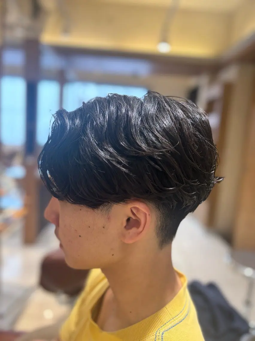ショート パーマ メンズ カット パーマ メンズパーマ/韓国風 レイヤー✨みずか💜のヘアスタイル