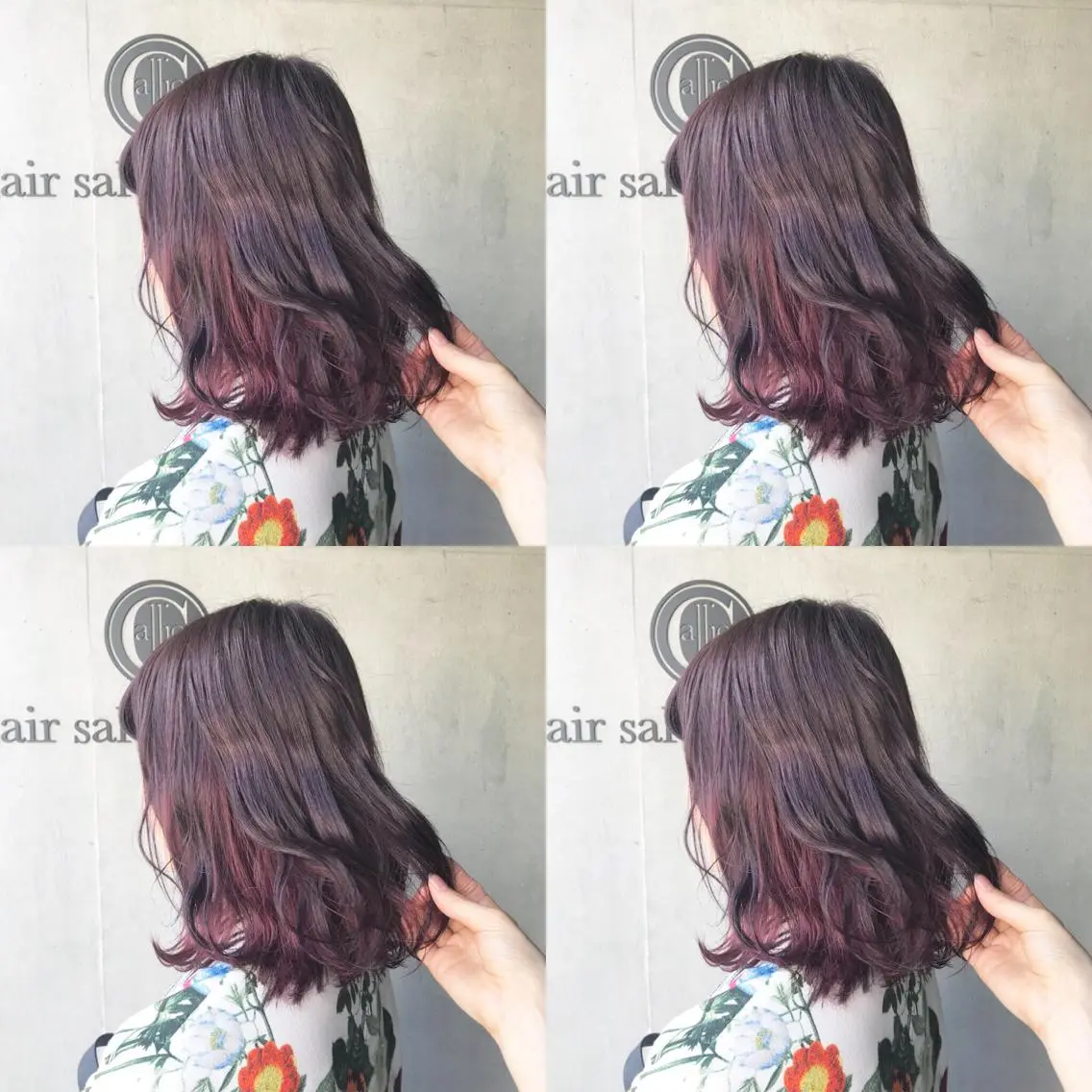 ミディアム カラー ヘアアレンジ カット ヘアカラー トリートメント ヘアセット 🫧柔色/トレンド カラー/川辺晴加のヘアスタイル