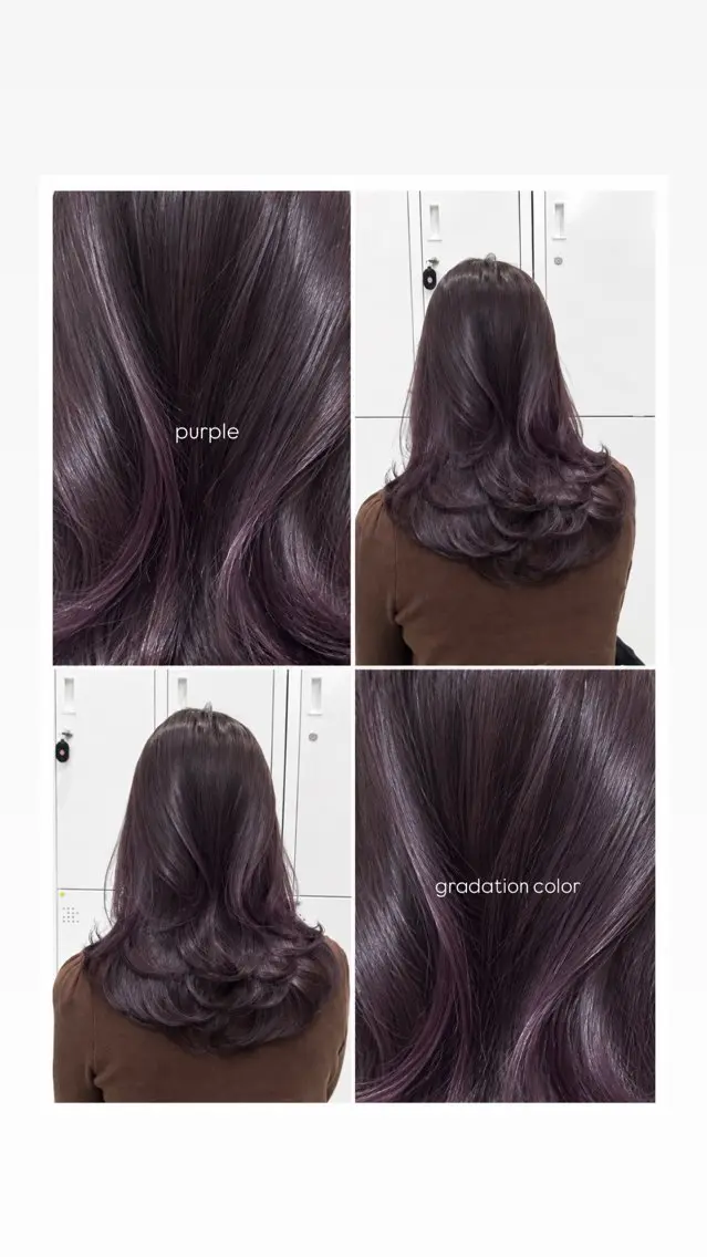 セミロング カラー kalahair Yukaのヘアスタイル