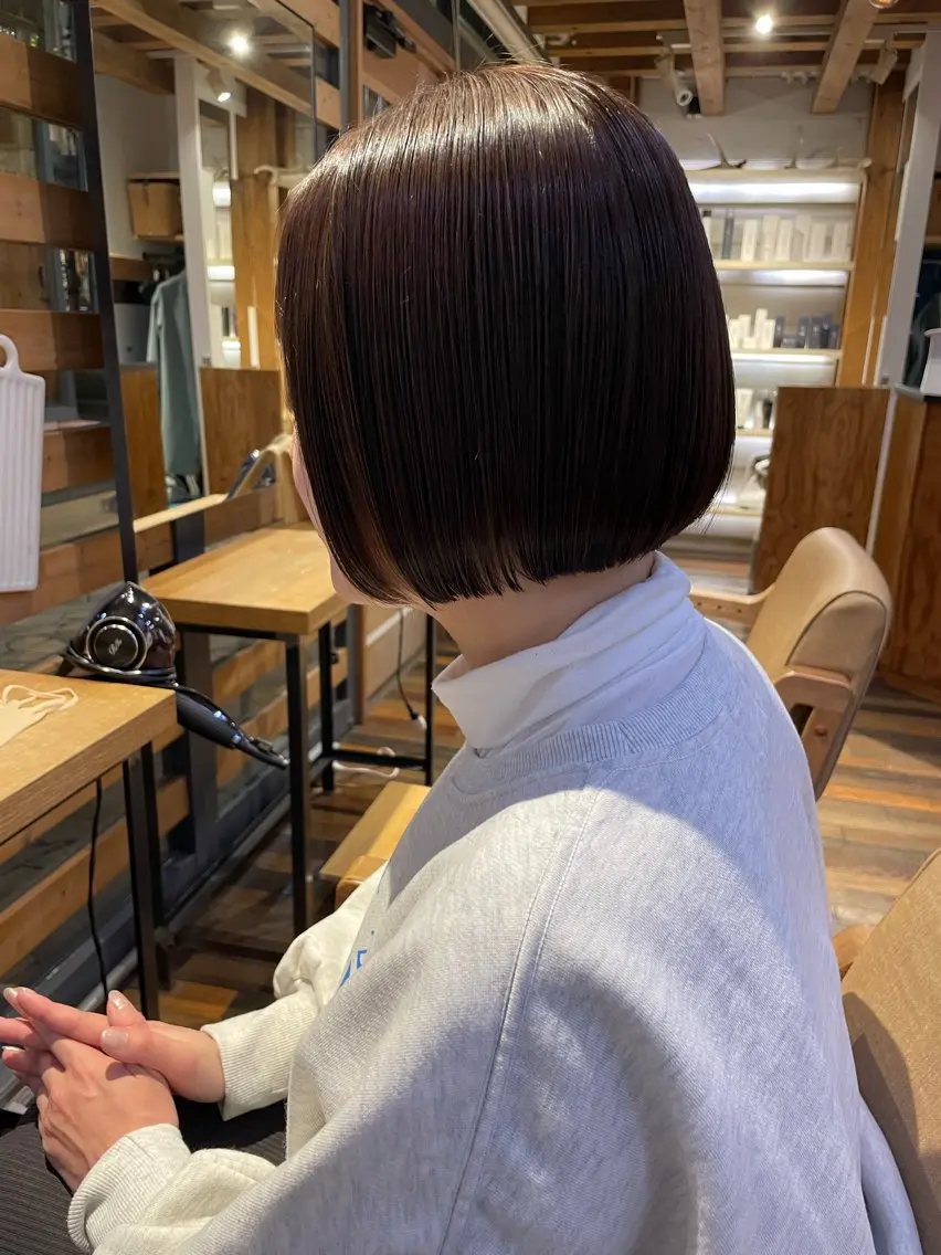 ショート カラー カット ヘアカラー トリートメント あずまぐち めぐみのヘアスタイル