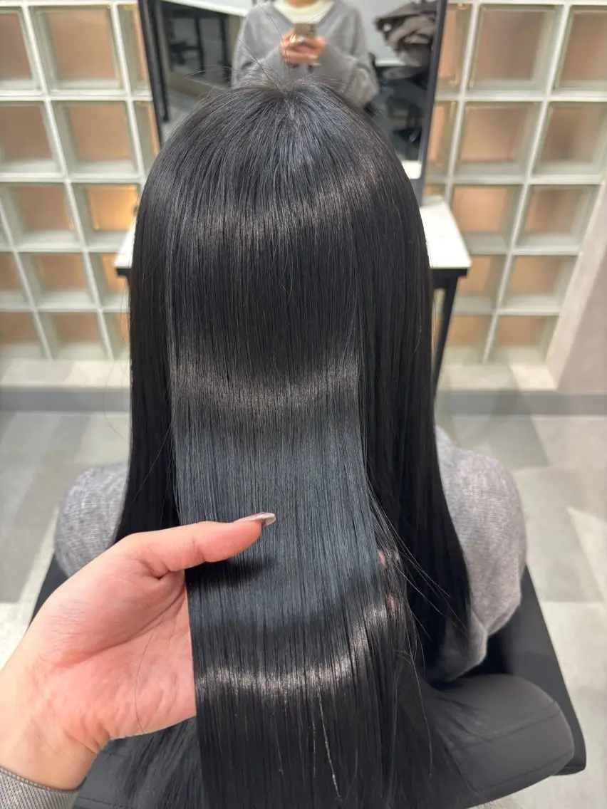 髪質改善縮毛矯正 ＋ ２Step トリートメント🫧♡の写真