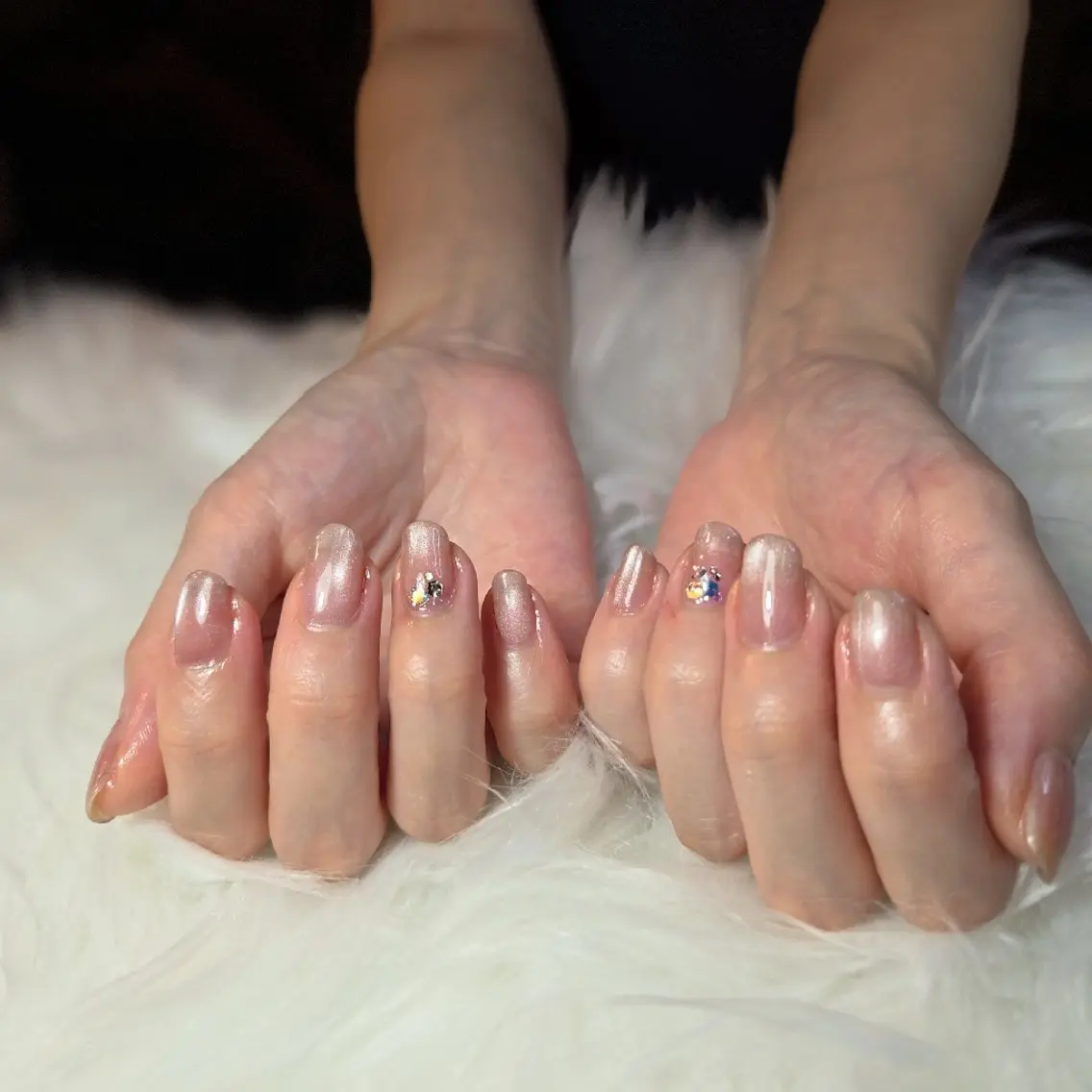 ネイル 長さ出し ジェルネイル スカルプネイル Nail Allureのネイルデザイン