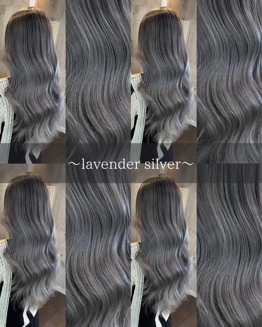ロング プルエクステ ボブ エクステ ハイライト 髪質改善 ヘアカラー 透明感ハイトーン カラー🦋🌧希咲のヘアスタイル