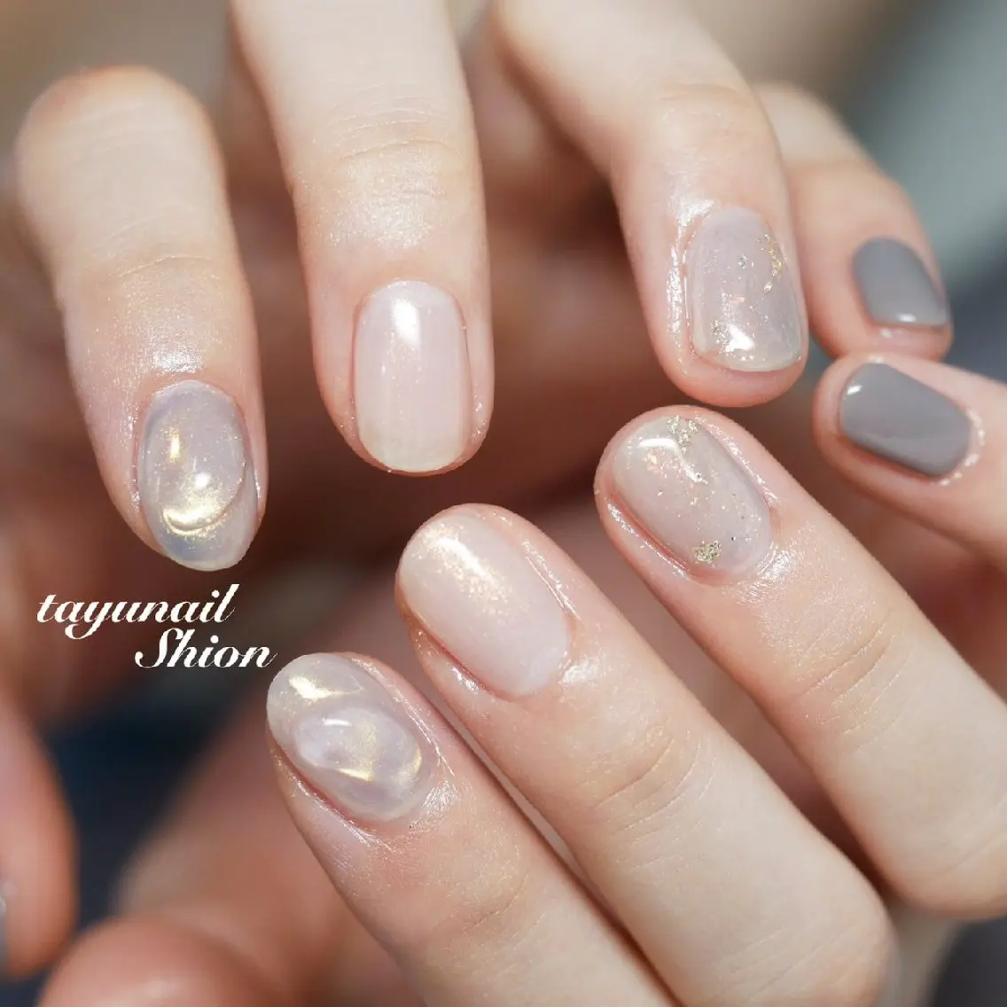 ネイル アートネイル クリアネイル ジェルネイル パラジェル ぷっくりネイル ネイルサロン 【たゆnail】のネイルデザイン