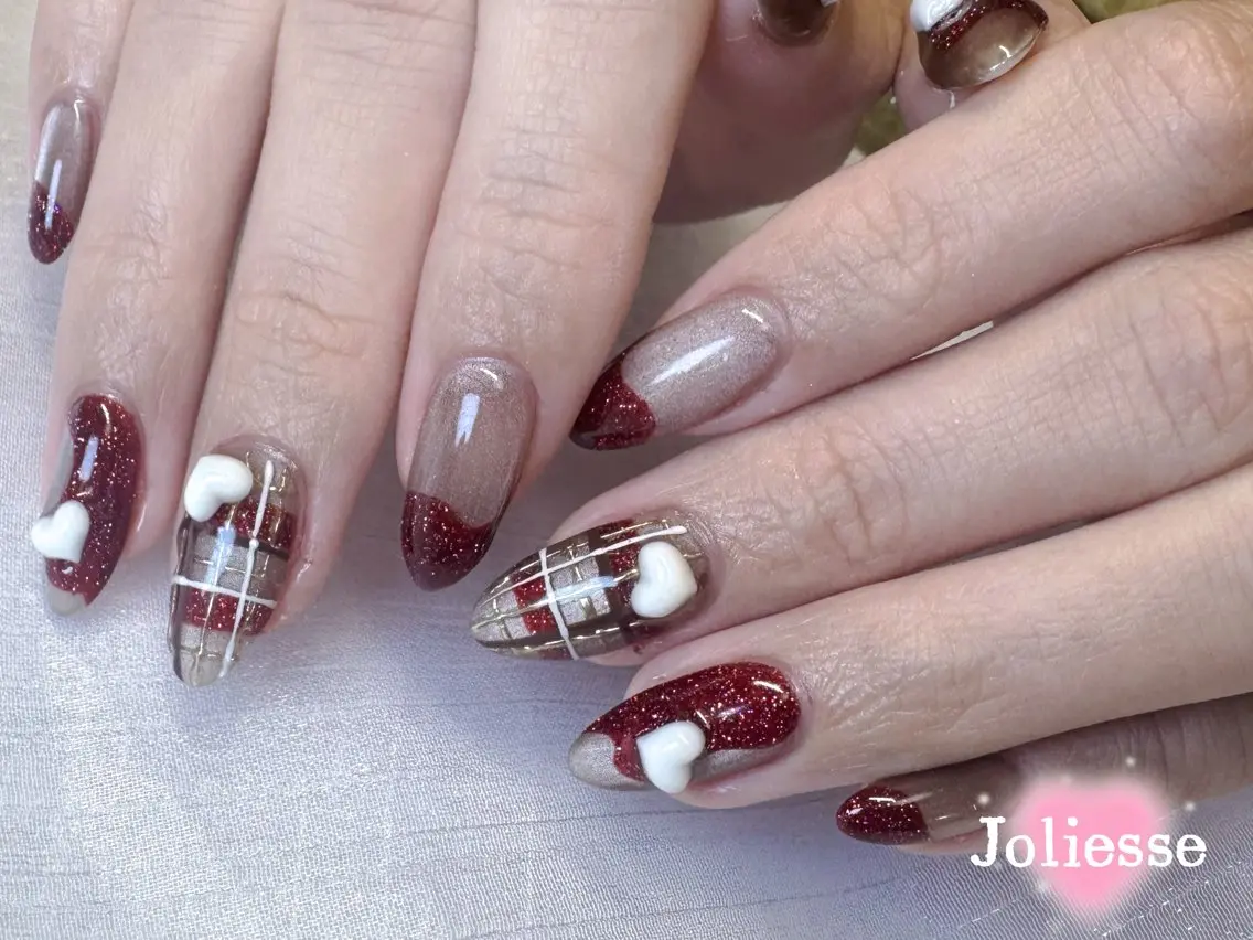 ネイル バレンタイン Joliesse nail salonのネイルデザイン