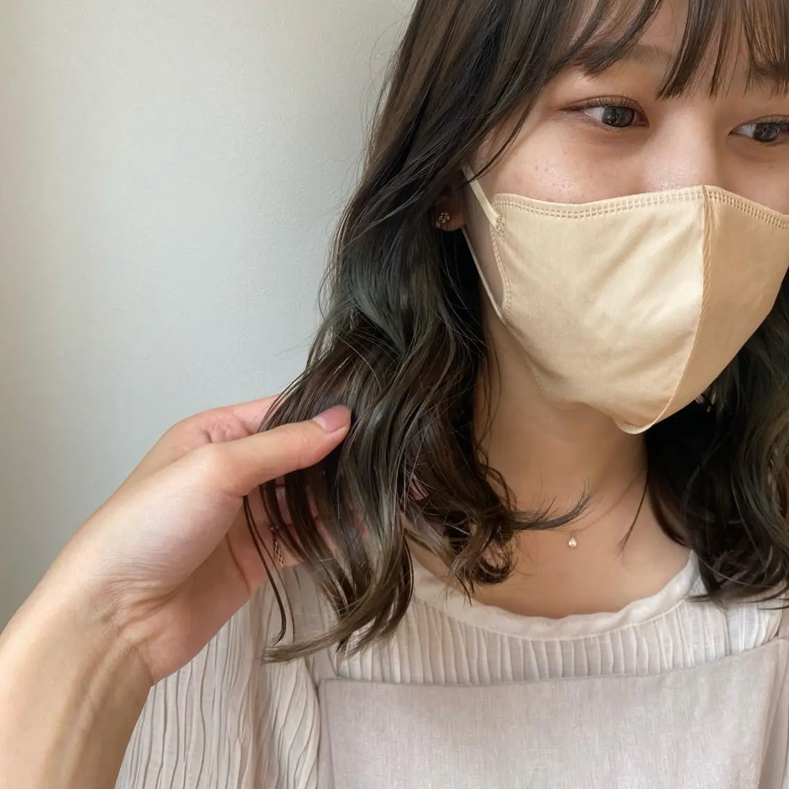 ロング カラー インナーカラー オリーブカラー カット ヘアカラー 🌷Asuka /レイヤーカット🌷のヘアスタイル
