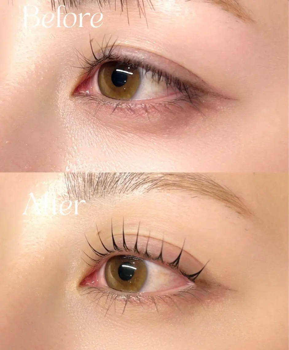 マツエク・マツパ まつげパーマ 一重×まつ毛パーマ マツパ まつ毛パーマ/眉毛 SAKI🎀名古屋栄の眉毛・アイブロウイメージ