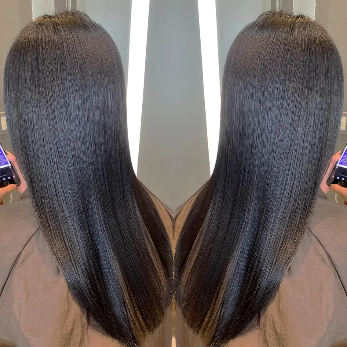 ロング 比嘉 翼のヘアスタイル