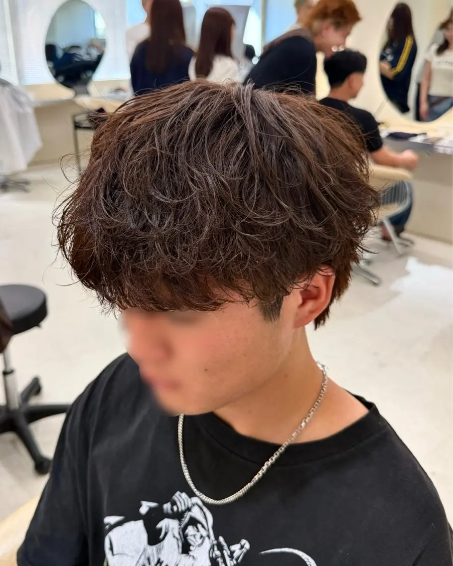 パーマ 渋谷／メンズ特化/ リュートのヘアスタイル