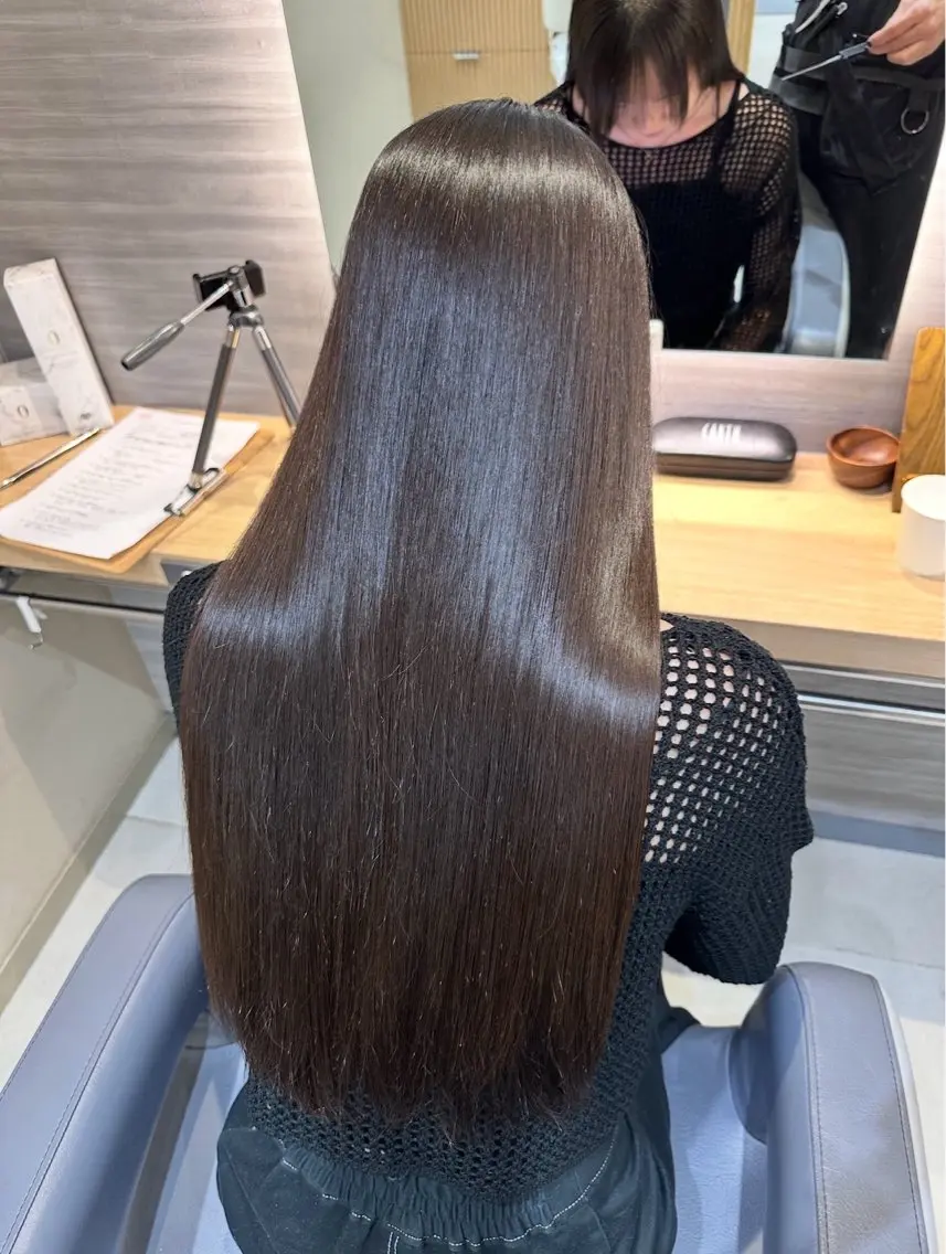 ロング ヘアカラー トリートメント 6月以降は渋谷で受付 ツダケイタロウのヘアスタイル