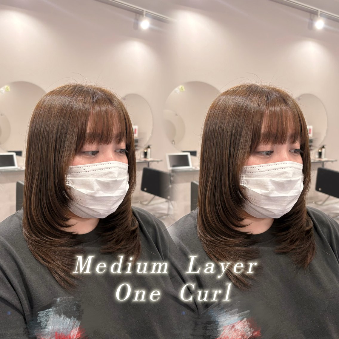 ロング カラー カット ヘアカラー トリートメント 艶カラー/オリーブ ボブ/miyuu🥣のヘアスタイル