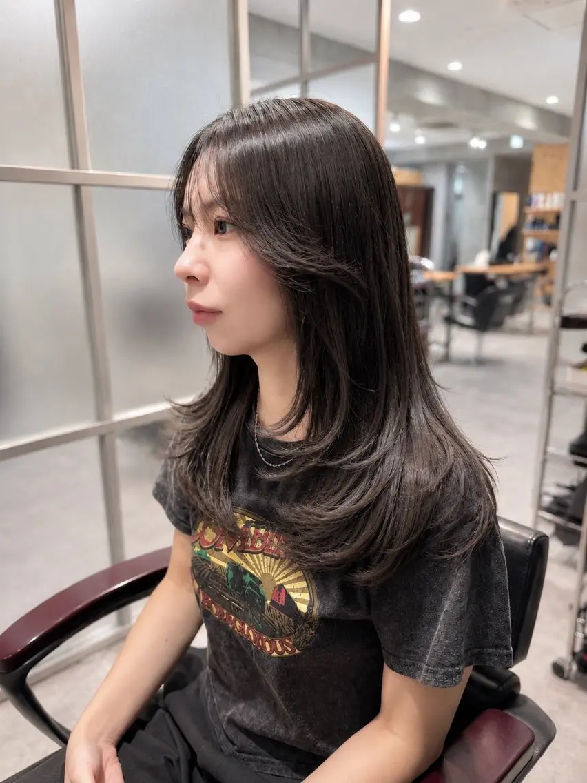 【艶髪にしたい方💖】透明感カラー➕カット➕艶トリートメント3STEPの写真