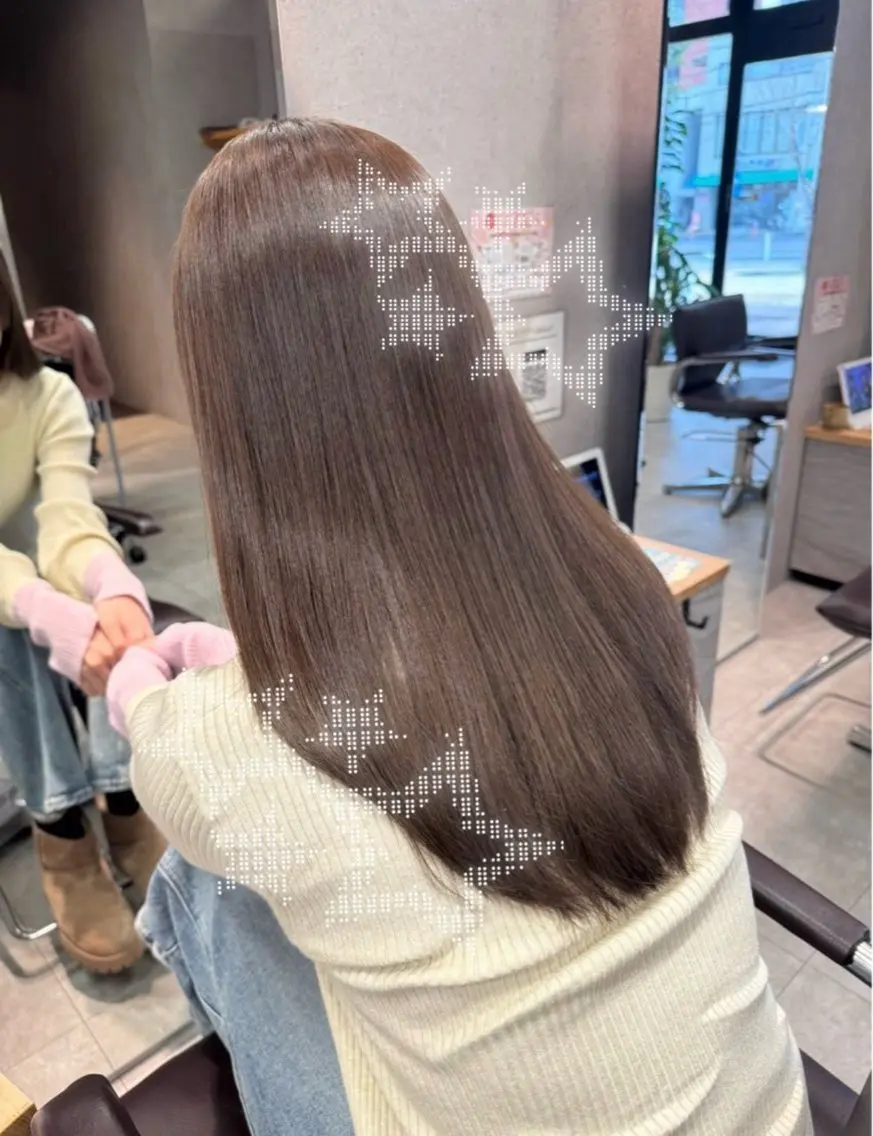 ロング カラー over hair 池袋　yuriaのヘアスタイル