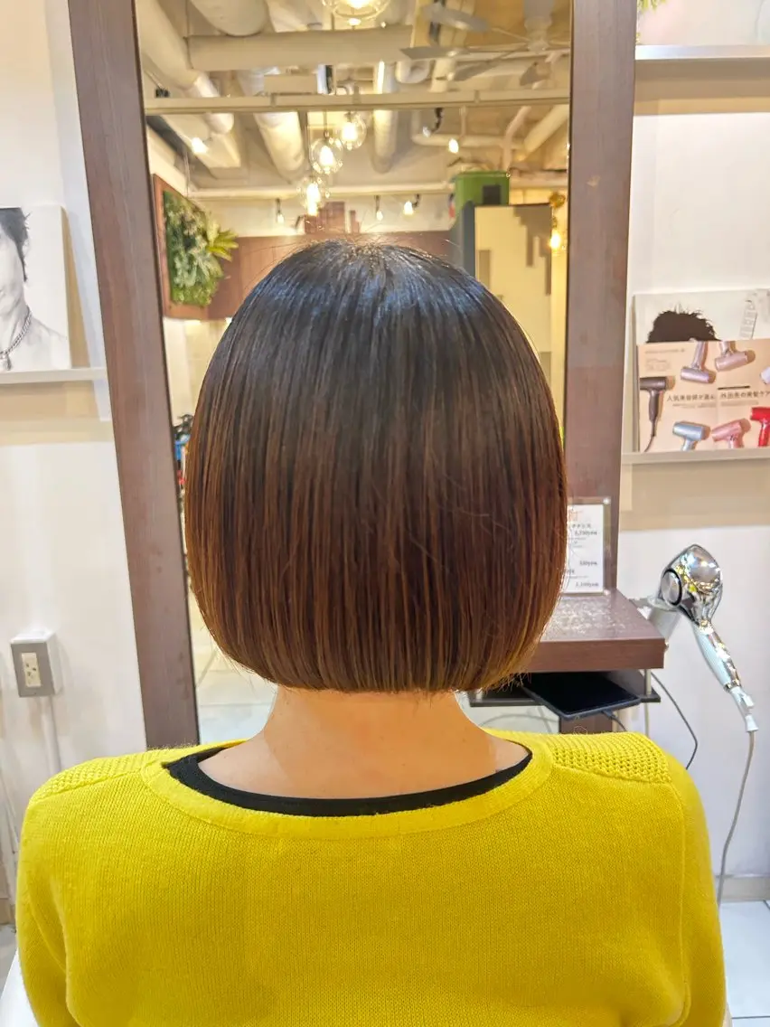 ショート カラー ボブ Kurumi☆彡 練馬バウハウスヘアのヘアスタイル