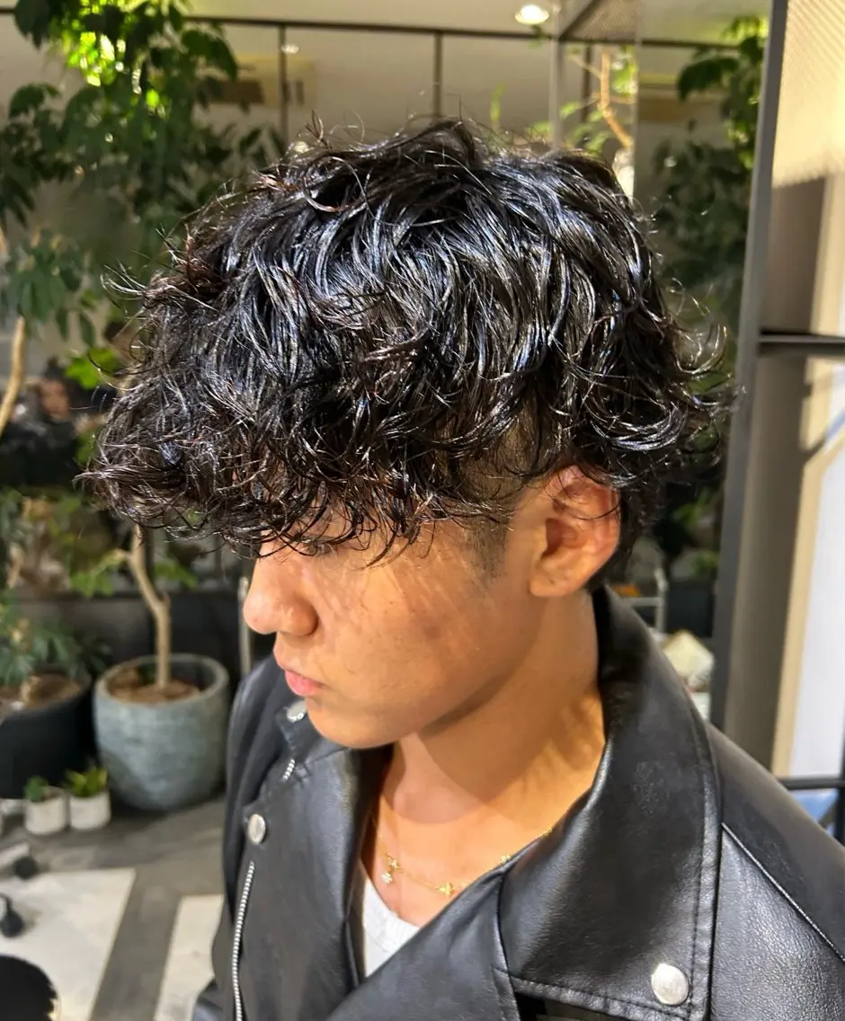 パーマ メンズ メンズ清潔感のプロ 💈メンズパーマ藤田のヘアスタイル