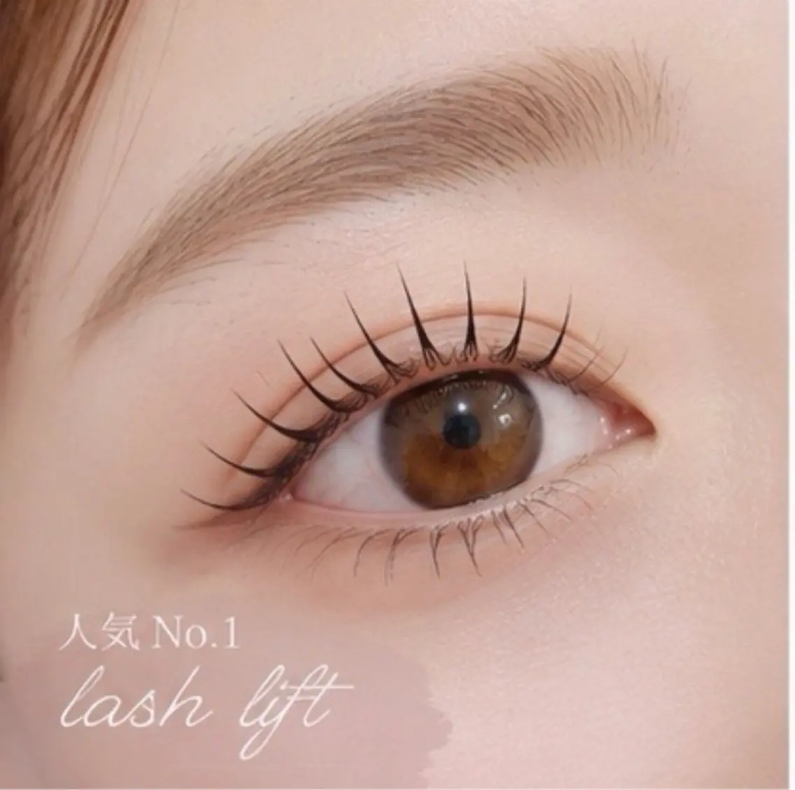 当店人気メニュー🌷.*【ミニモ限定】デザインラッシュリフト🖤潤いケアTR、コーティング付🖤🫧（上まつげパーマ）の写真
